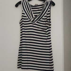 Striped fitted tank